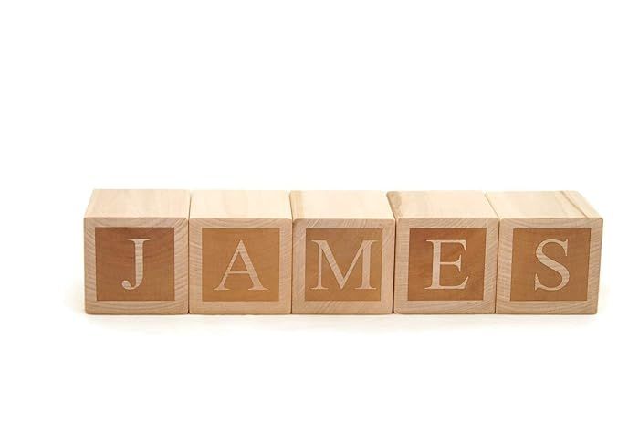 Letter Baby Blocks - Custom Personalized Name Blocks | Amazon (US)