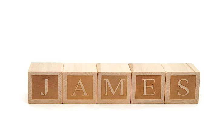 Letter Baby Blocks - Custom Personalized Name Blocks | Amazon (US)