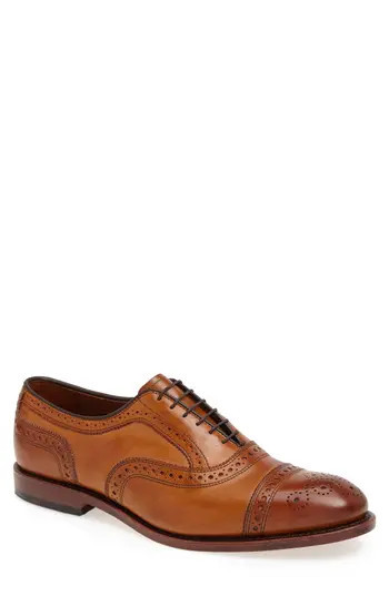 Men's Allen Edmonds 'Strand' Cap Toe Oxford, Size 14 C - Brown | Nordstrom