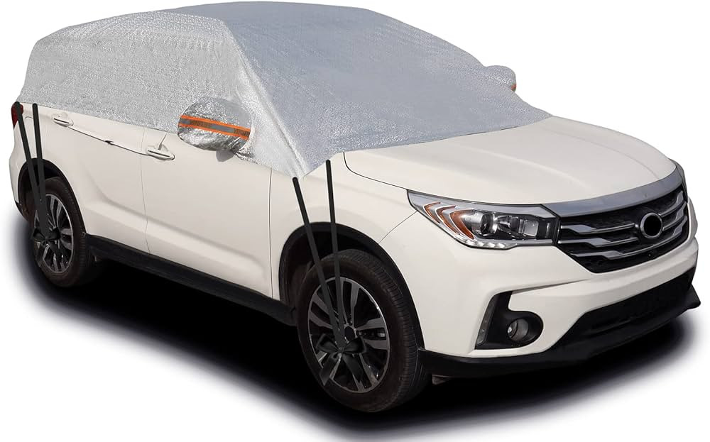 Safe View Half Car Cover Top Waterproof/Windproof/Dustproof/Windshield Cover Snow Winter Summer (... | Amazon (CA)