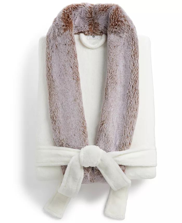 Hotel Collection Faux Fur Robe, Created for Macy's & Reviews - Macy's | Macys (US)