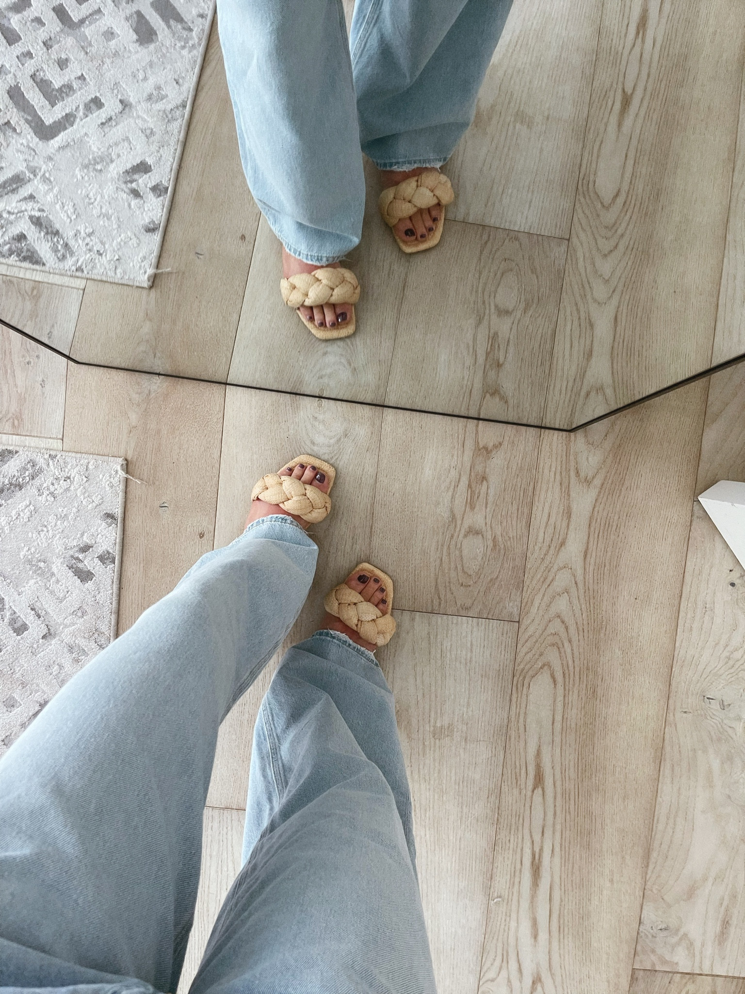 Braided sandals back in stock