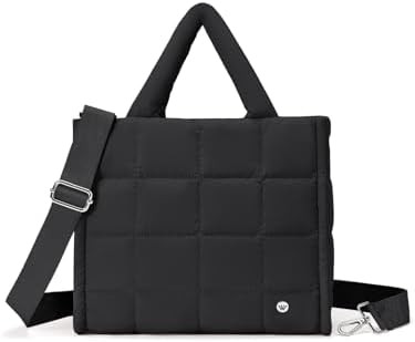 WESTBRONCO Puffer Crossbody Bags for Women Quilted Tote Bag Puffy Weekender Overnight Bag Nylon S... | Amazon (US)