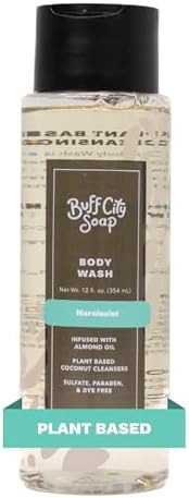 Buff City Soap Plant-Based Body Wash - Coconut Cleansers & Almond Oil Infused. Gentle & Rich Non-... | Amazon (US)