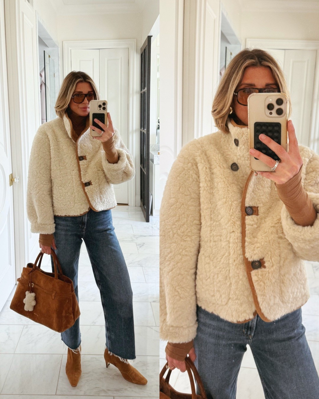 Trending g this reversible Zara jacket - love it! I'm wearing g size small fits tts