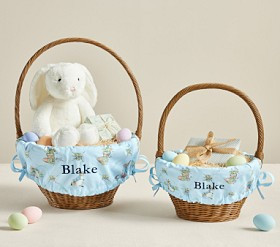 Peter Rabbit™ Garden Trellis Easter Basket Liners | Pottery Barn Kids