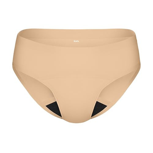 KNIX Super Leakproof Bikini - Period Underwear for Women - Machine Washable, Reusable - Warm Sand, XX-Large (1 Pack) | Amazon (US)