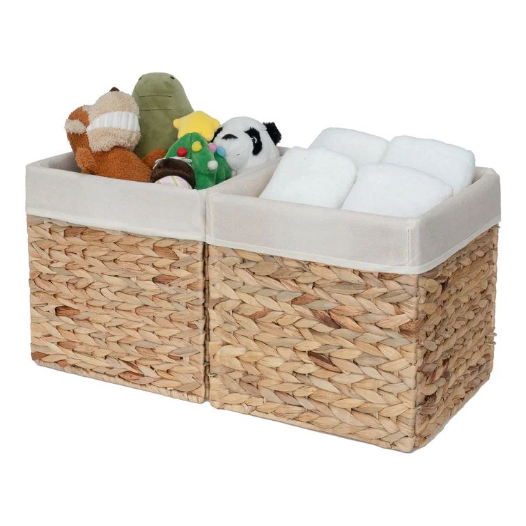 2 Piece Wicker Basket Set | Wayfair North America