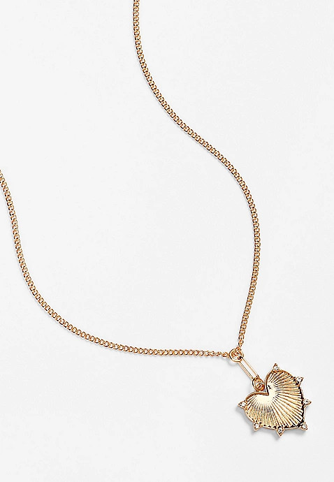Starburst Heart Pendant Necklace | Maurices