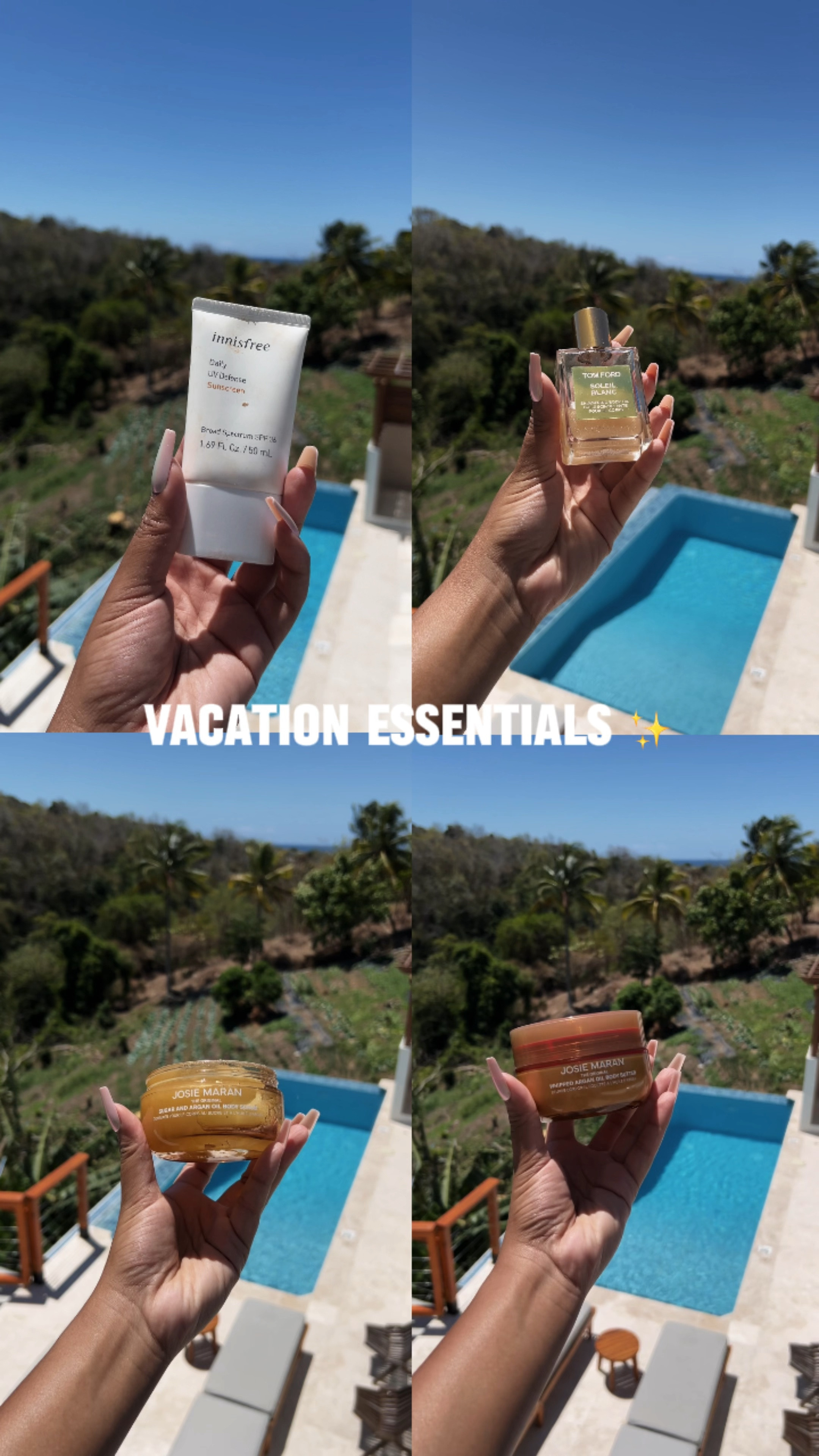 These products have easily become my vacation essentials every time I travel! I love to glow and feel super moisturized but what’s even more important is protection from the sun!! Shop these products on sale currently, and get glowing for the summer! 

#LTKxTarget #LTKxSephora #LTKsalealert