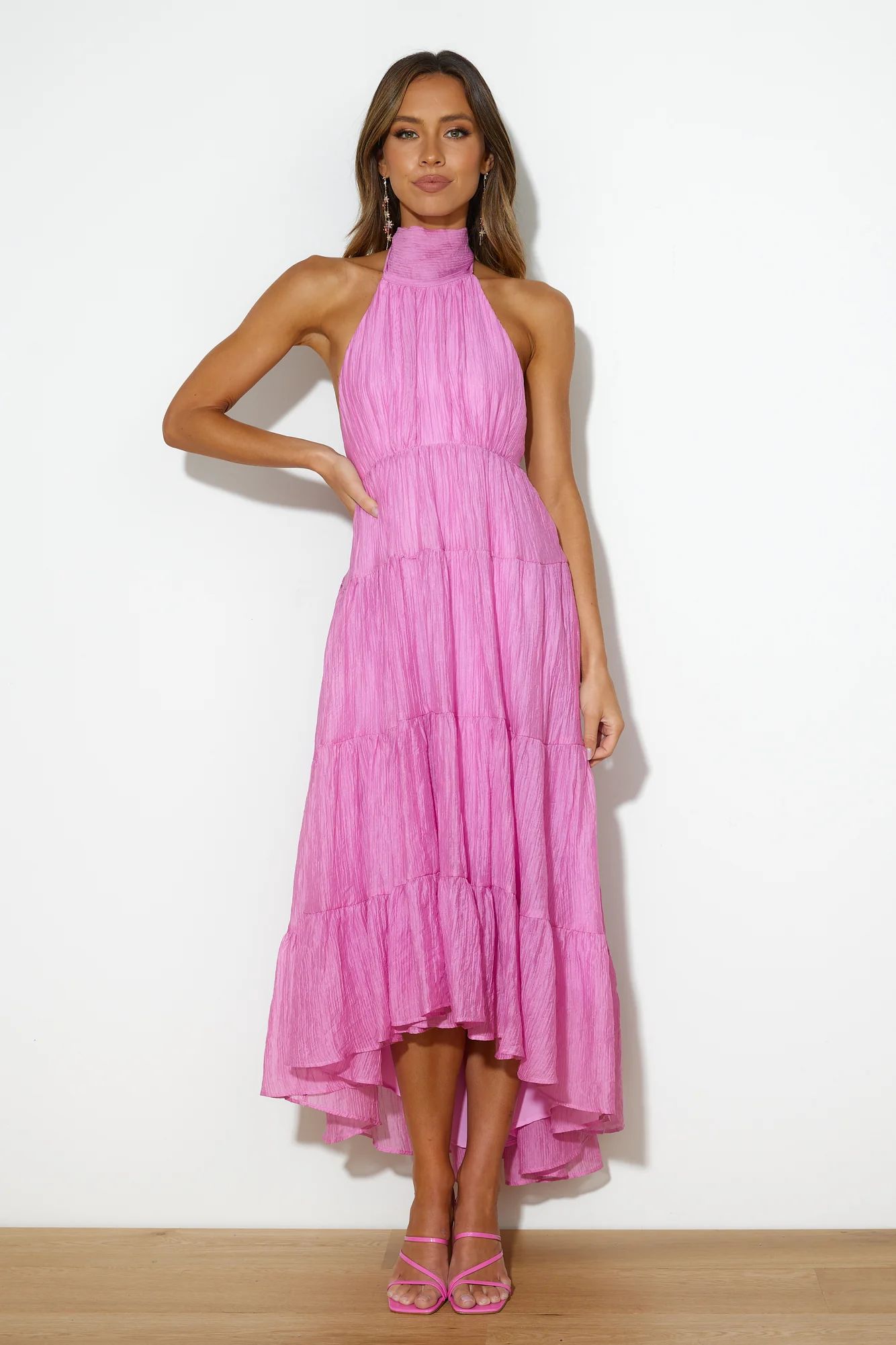 Entrance Is Yours Maxi Dress Pink | Hello Molly