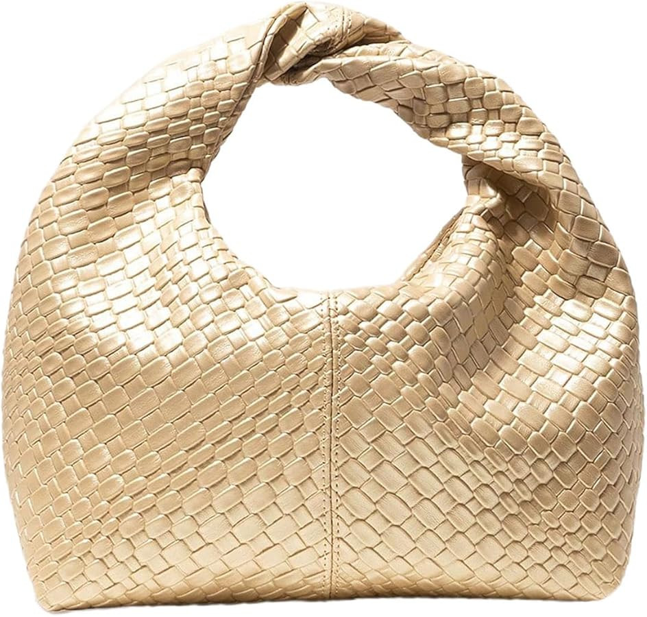 Verdusa Women's Ruched Hobo Mini Handbag Clutch Purse Dumpling Pouch Bag | Amazon (US)