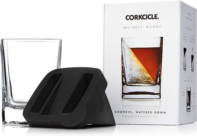 Corkcicle Premium 9 Oz Double Old Fashioned Whiskey Glass with Silicone Ice Mold, Perfect for chi... | Amazon (US)