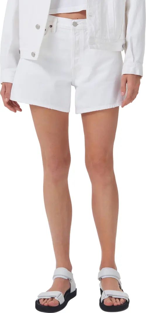 Parker Long Relaxed Organic Cotton Denim Shorts | Nordstrom