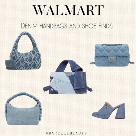 Walmart denim handbags and shoe finds. 

#LTKSeasonal #LTKFindsUnder50 #LTKStyleTip
