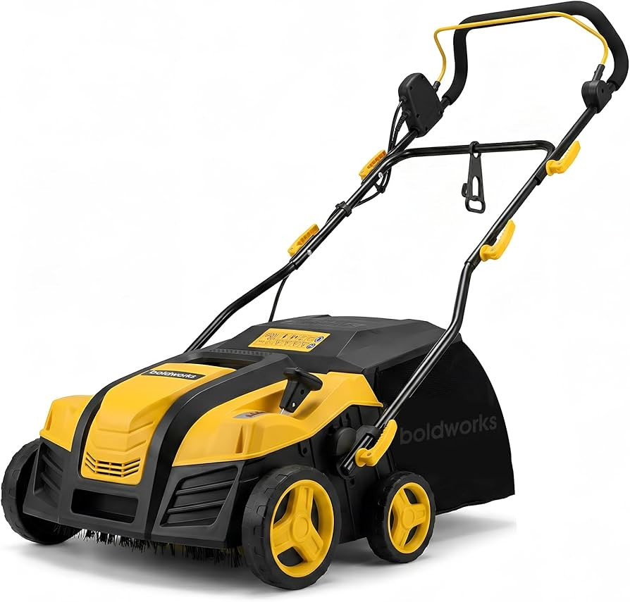 Electric Artificial Turf Sweeper 16” Artificial Grass Sweeper Vacuum with 45L Collection Bag 5 ... | Amazon (US)