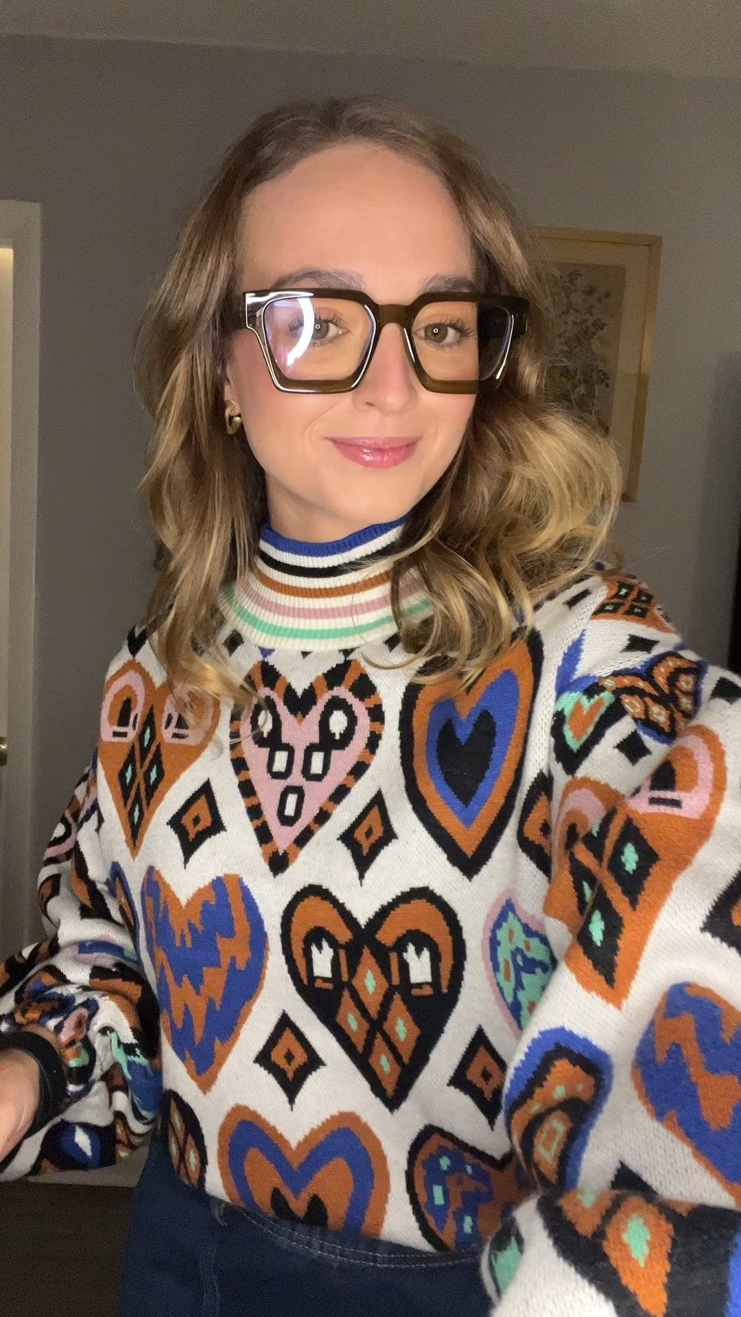 Fall Outfits! Farm Rio inspired with heart details, olive green blue light glasses and denim mini skirt✨

#LTKStyleTip #LTKSeasonal #LTKFindsUnder50