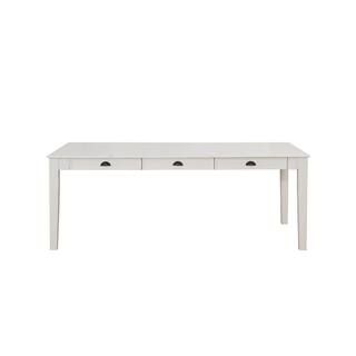 Acme Furniture Renske Antique White Dining Table 71850 - The Home Depot | The Home Depot