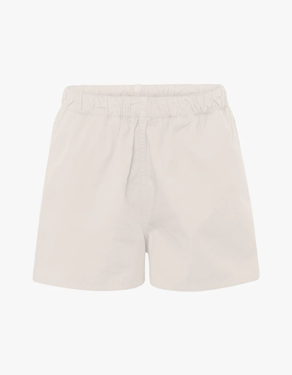 Women Organic Twill Shorts - Ivory White | Colorful Standard