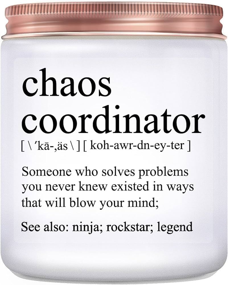 Chaos Coordinator Gift- Funny Staff Appreciation Gifts, Leader Gift, Gifts for Manager Busy Mom W... | Amazon (US)