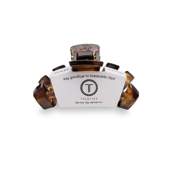 TELETIES - Tiny Hair Clip - For Super Thin Hair, Little Kids, Half-up Hairstyles - Strong Grip, B... | Amazon (US)