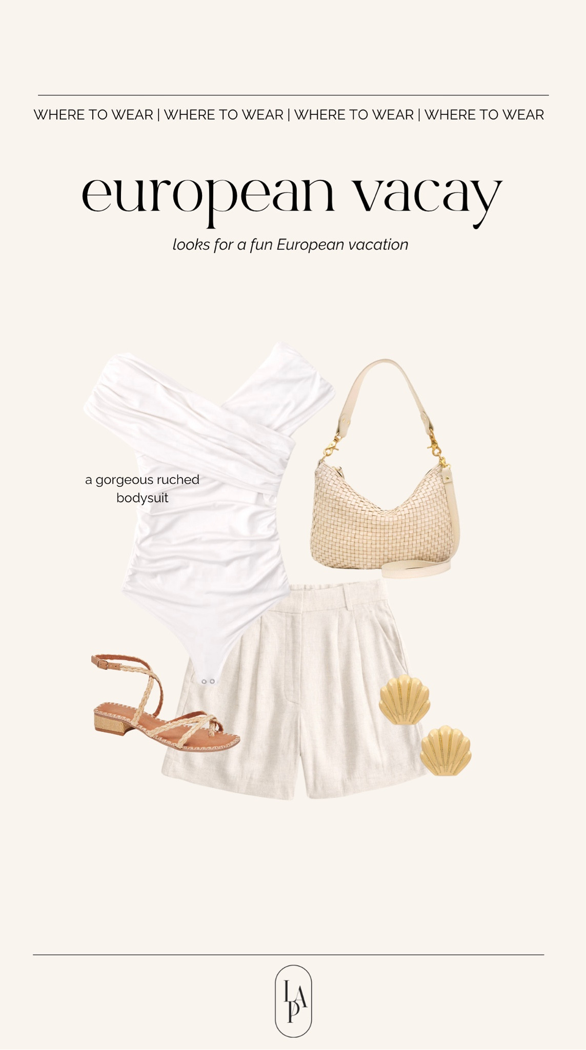 European vacation outfit idea 