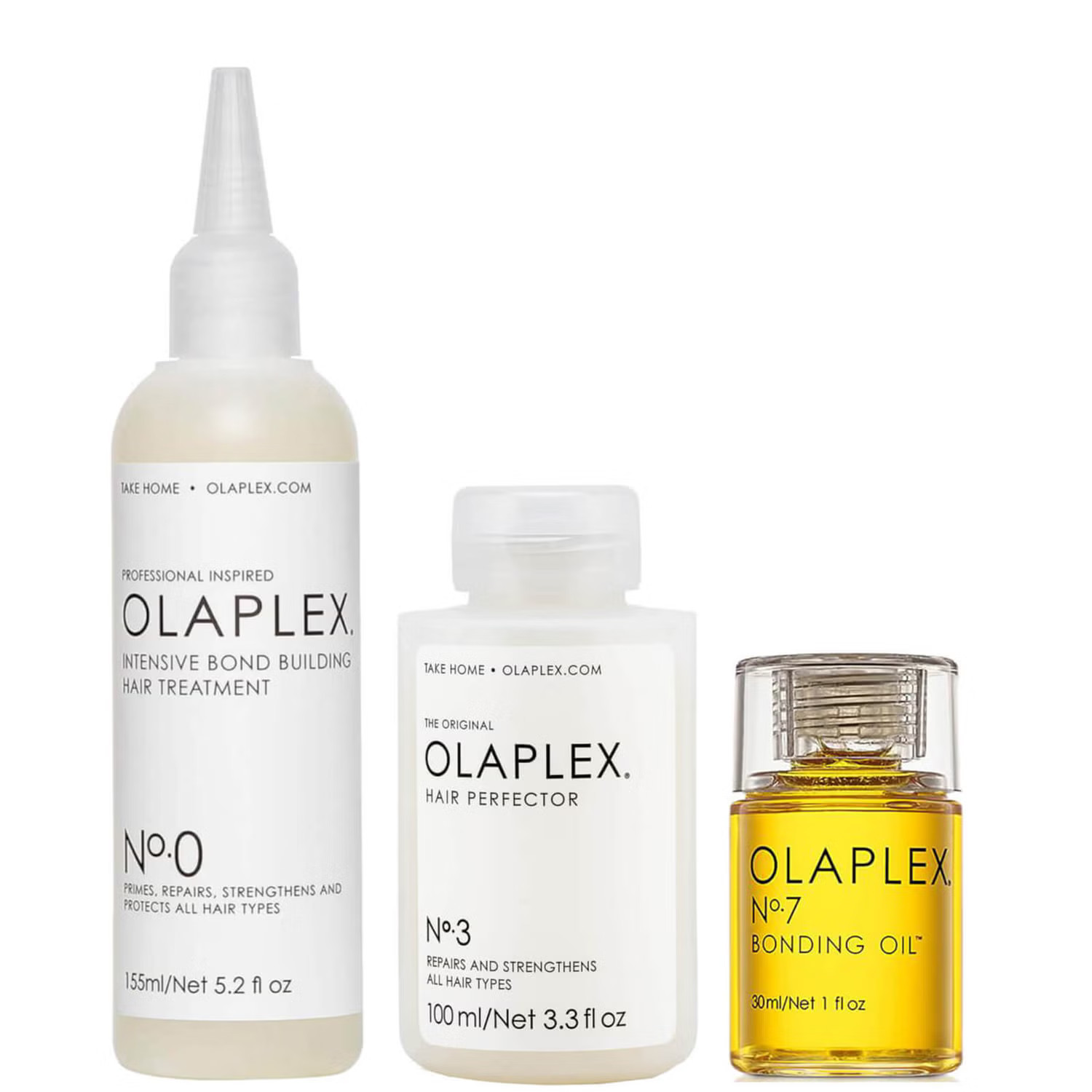 Olaplex Bundle - No.0, No.3, No.7 ($90.00) | Dermstore (US)