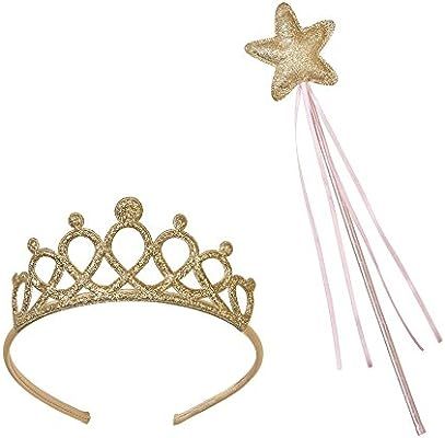 Talking Tables Pink Tiara Wand Set Perfect for Girls Birthday, Baby, Bridal Shower, Pretty Prince... | Amazon (US)