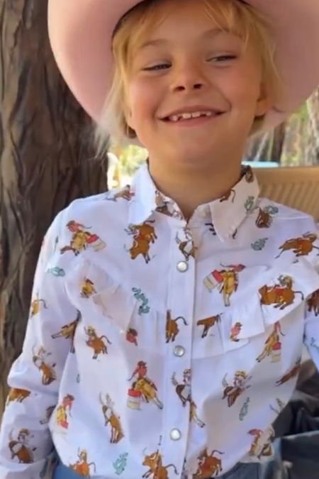 This shirt made Addie’s whole 4th of  July! It’s darling and the perfect touch for a rodeo! Oh, and it’s on sale! #rodeo #girls #horses #sale

#LTKstyletip #LTKunder50 #LTKkids