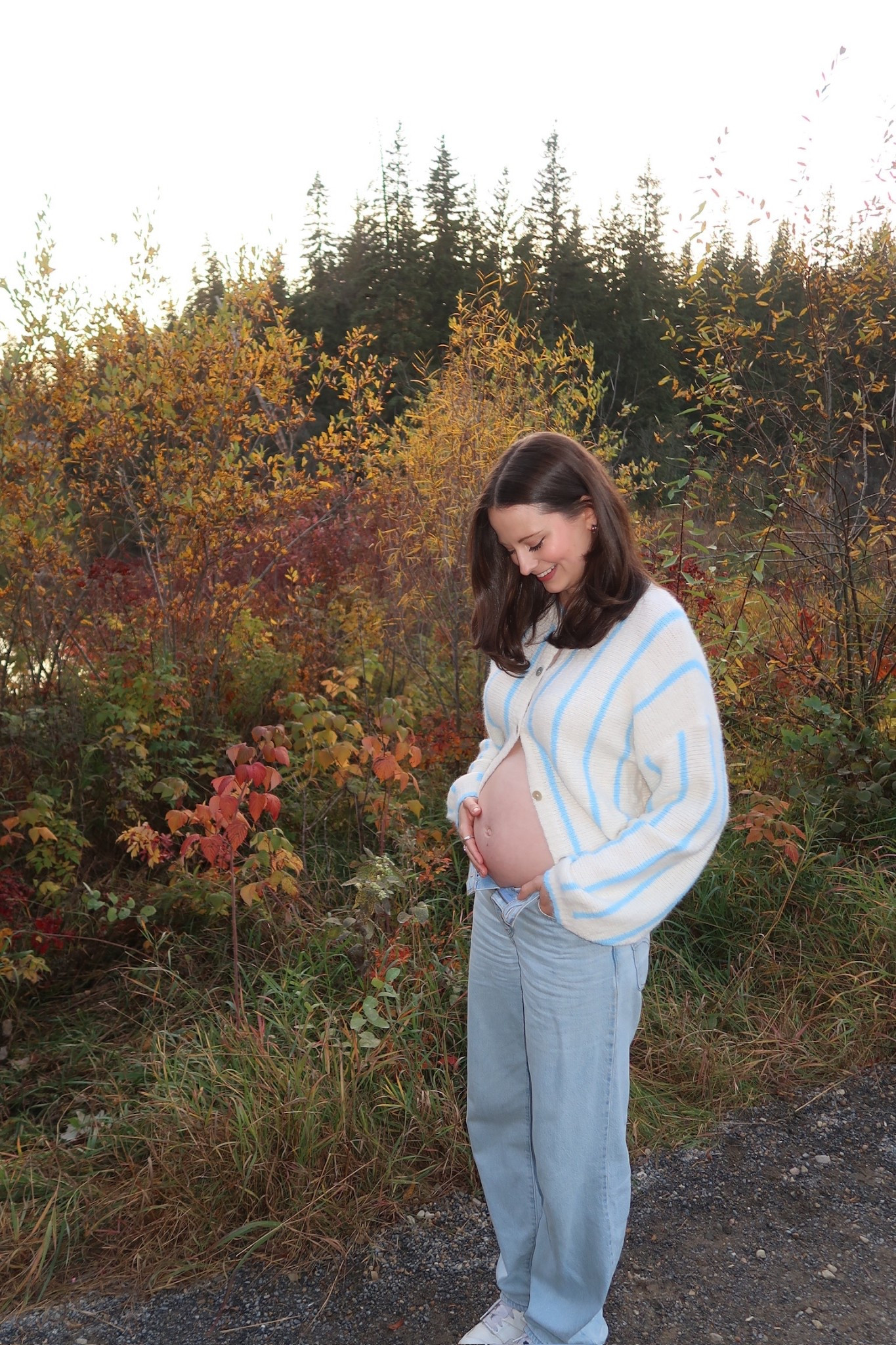 maternity outfit inspo 🤍 

pregnancy outfit, maternity outfit, pregnant outfit, maternity sweater, striped sweater, oversized cardigan, dad jeans

#LTKcanada