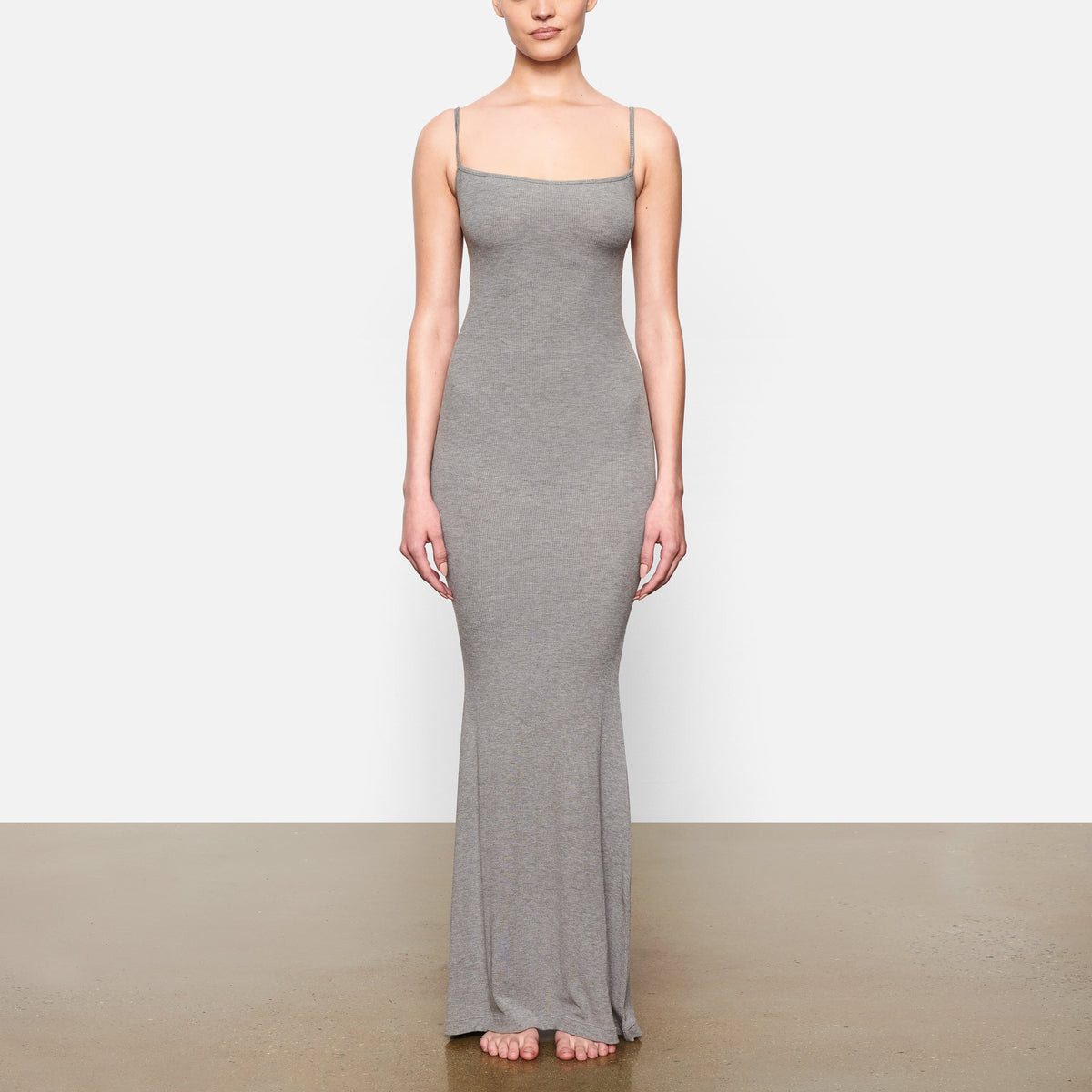 SOFT LOUNGE LONG SLIP DRESS | SKIMS (US)