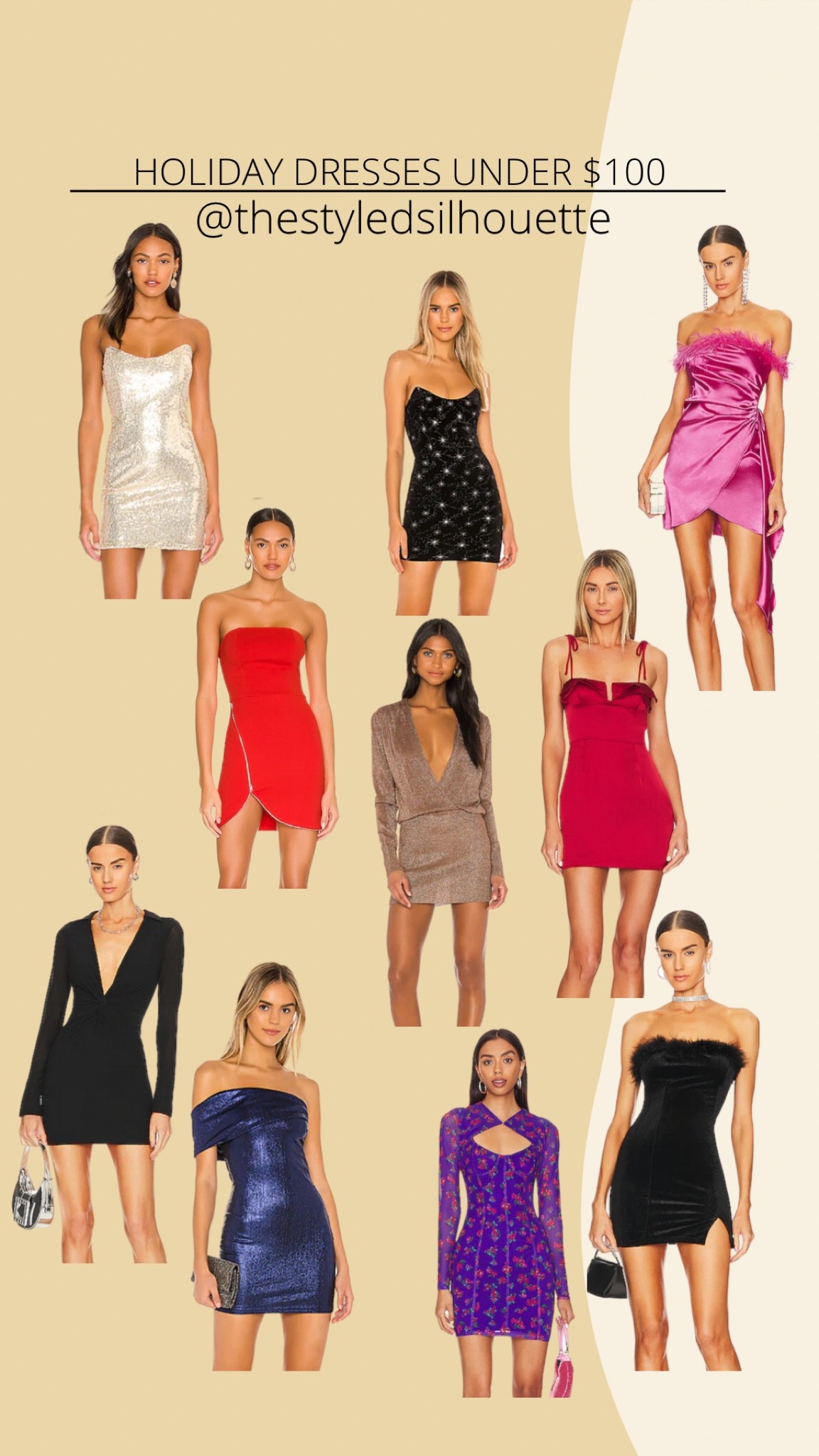 HOLIDAY DRESSES UNDER $100

#LTKHoliday #LTKSeasonal #LTKunder100