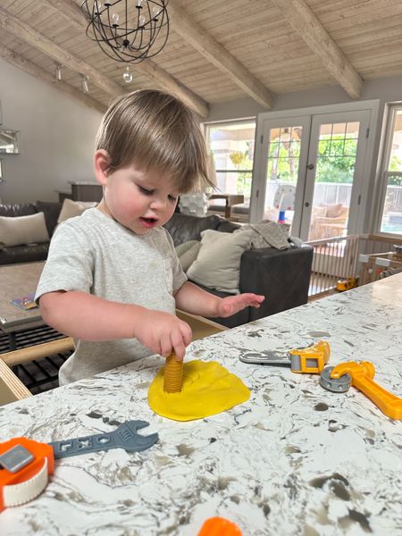 We love this nontoxic play dough from Etsy! Also snagged this tool play doh kit from Amazon to pair with it 

#LTKkids #LTKunder50