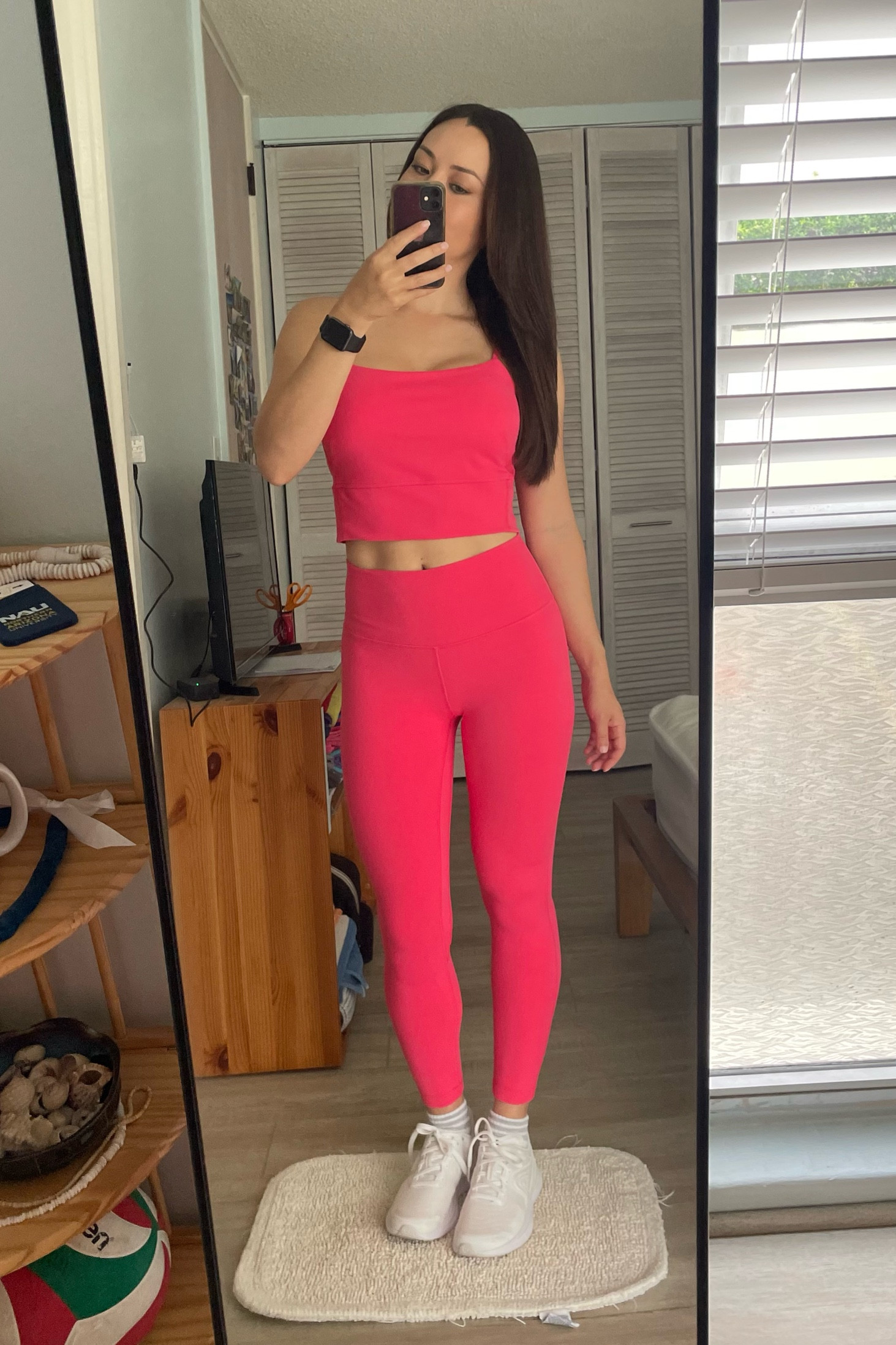 Lip Gloss is hands down my favorite color for the summer that I’ve purchased from lululemon….I’m COMPLETELY IN LOVE!  

Also OBSESSED with the new Wunder Train Strappy Tank.  It’s so flattering!  Hugs the curves while still covering cleavage.  It’s SO COMFORTABLE!

Paired it with Align pants and went for a completely monochrome look in Lip Gloss.  I just want to point out that these Aligns are double lined as I know some of you prefer single or double lined.  

These white Blissfeel 2 running shoes make the color pop even more.  

My measurements
Height: 5’5”
Bust: 34.5”
Waist: 26.75”
Hips: 36.5”

#LTKcurves #LTKSeasonal #LTKfit