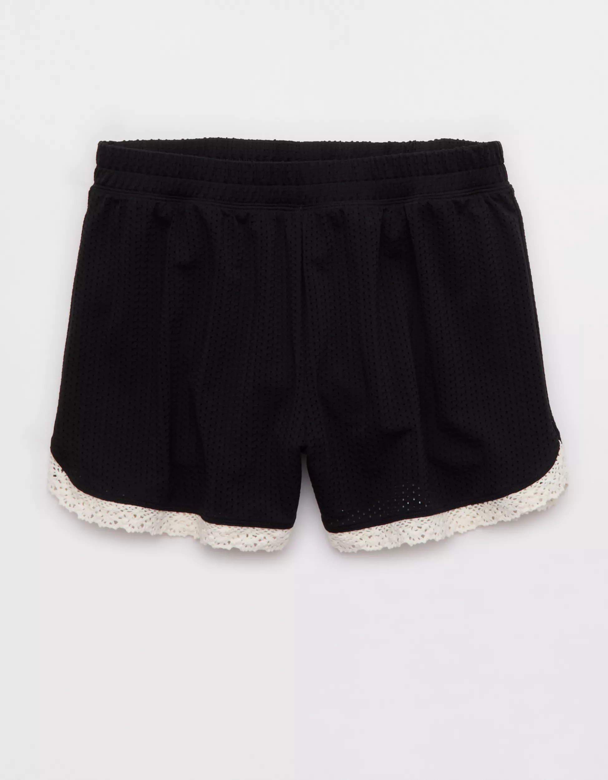 OFFLINE By Aerie Mesh Lace Short | Aerie