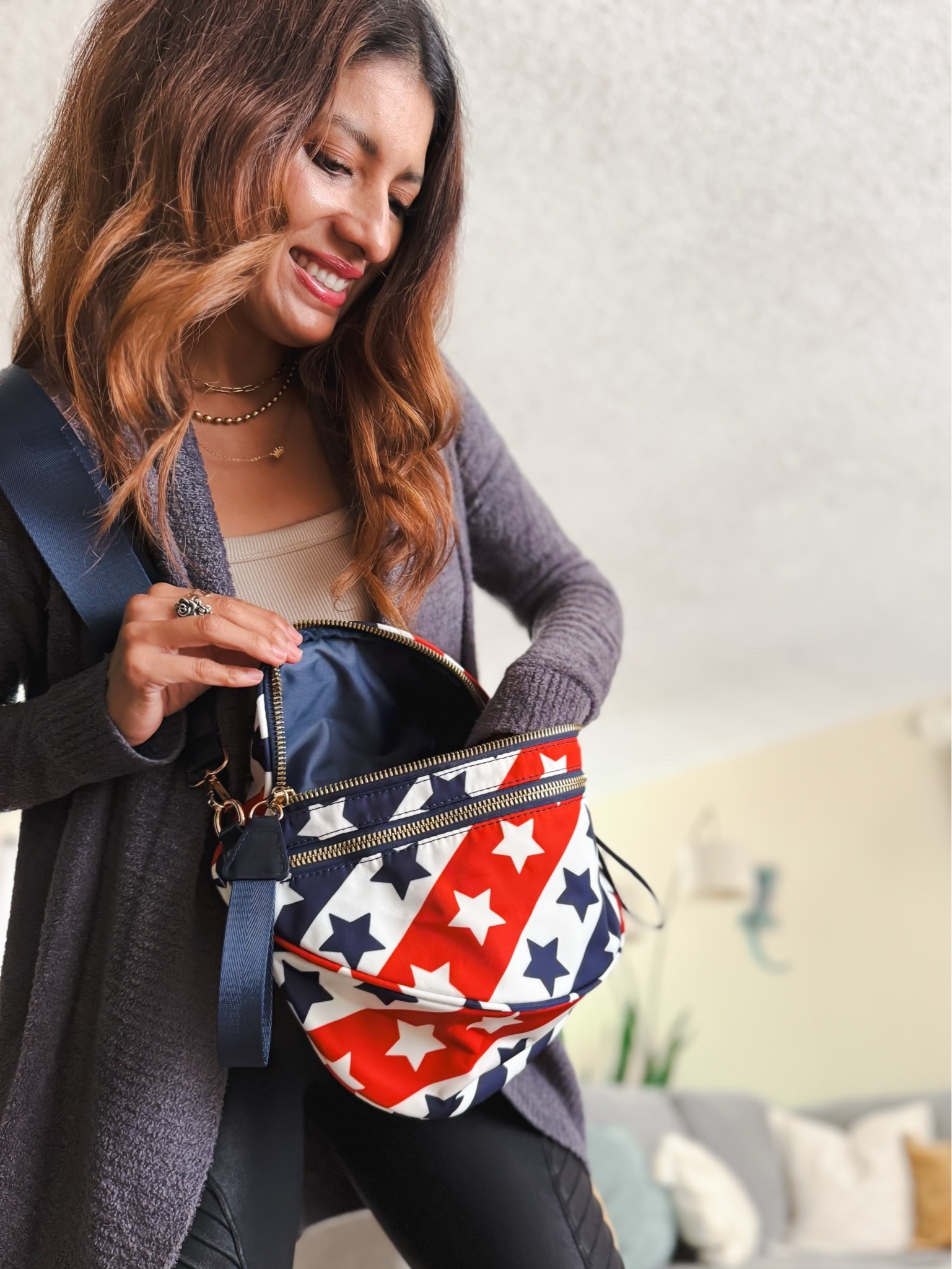 The mom bag that actually fits everything 👜✨

My Emmafy GoFree bag fits a gallon of milk (yes really), all my essentials, kids’ snacks + water bottle without carrying a bulky diaper bag. I styled it with the charms and chain for a chic look.
 🤎


emmagy gofree bag, large capacity tote bag, mom everyday bag, diaper bag alternative, spacious shoulder bag, handbags 2026, checkered tote bag, trendy mom bag, everyday essentials bag, bag with chain strap, bag charms accessory, large casual tote, busy mom must haves, stylish mom accessories, lightweight large purse, gift idea

#LTKmomlife #LTKOver40 #LTKPetite