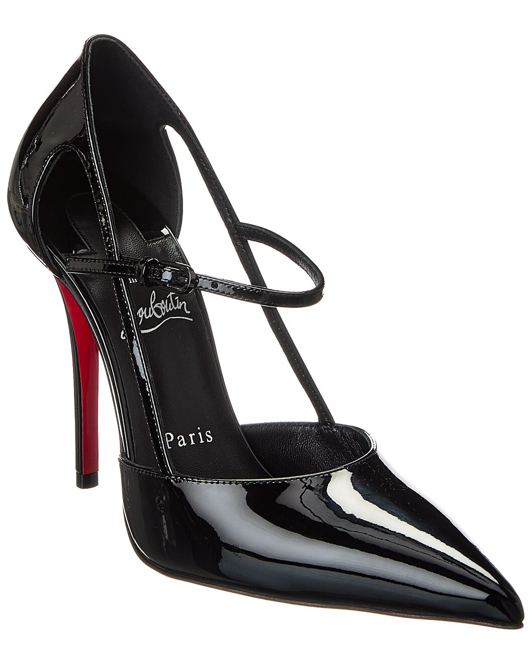 Miss Z Strap 100 Patent Pump | Gilt & Gilt City