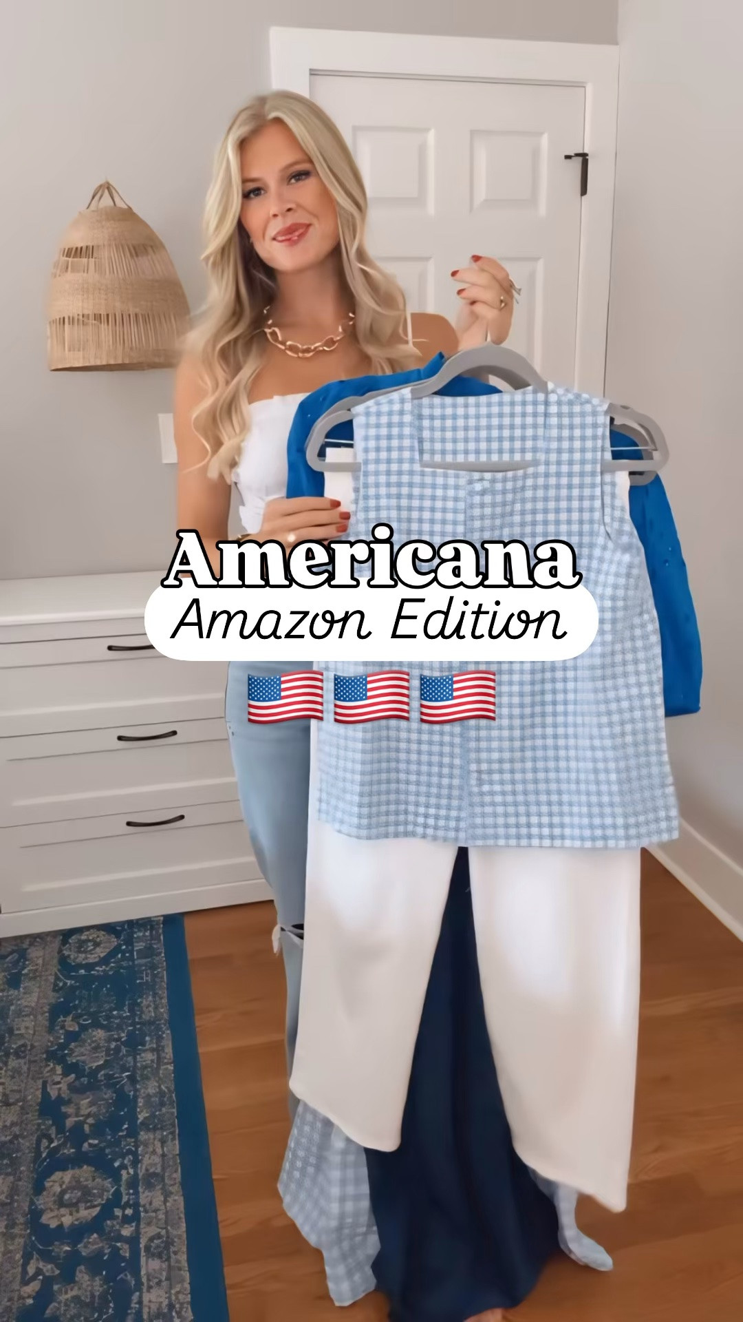 Just about one week until the 4th! Loving these options for a nice BBQ, hosting, or hanging out with friends and family!

Wearing size small in all and size 27 in the white jeans!

#4thofjulyoutfit #patrioticstyle #summerstyle

#LTKSeasonal #LTKootd #LTKTall