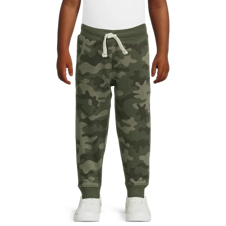 Garanimals Toddler Boy Print French Terry Joggers, Sizes 12M-5T - Walmart.com | Walmart (US)