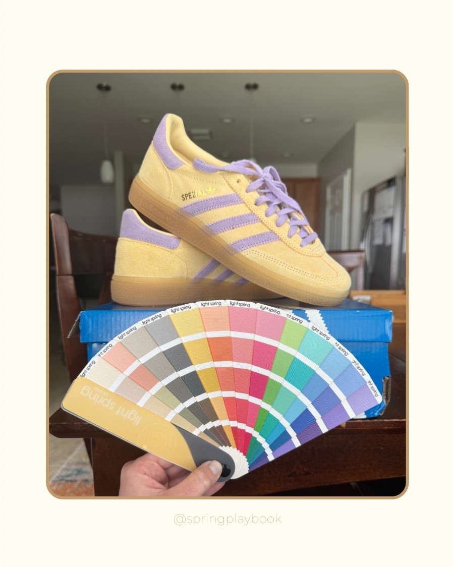 Adidas Handball Spezial for Light Springs. The yellow matches HOC Corn Yellow. 

Sizing is consistent with Gazelles. Size down .5-1 full size  

#createdcolorful #createdcolorfulspring #hocspring #tcispring #tcilightspring #pcaspring #lightspring #warmspring #truespring #brightspring #clearspring #paintboxspring #bluespring

#LTKTravel #LTKShoeCrush #LTKOver40