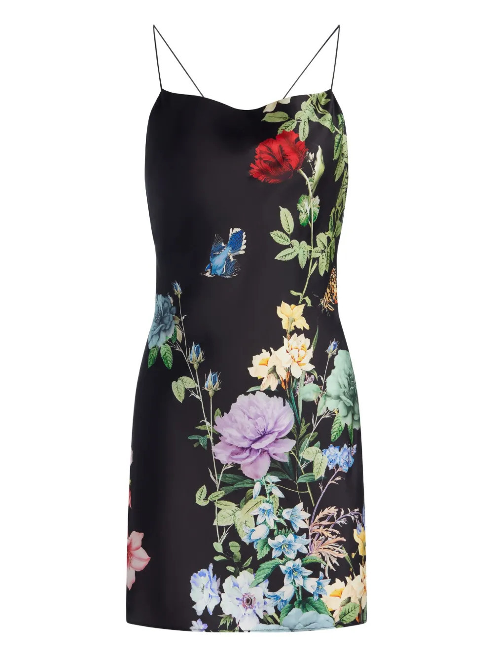 alice + olivia Harmony mini slip dress - Black | Farfetch Global
