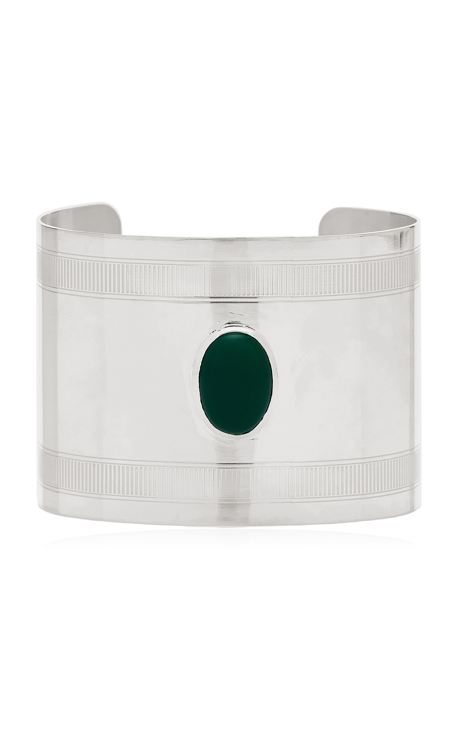 Exclusive La Isla Agate Silver-Plated Bangle | Moda Operandi (Global)