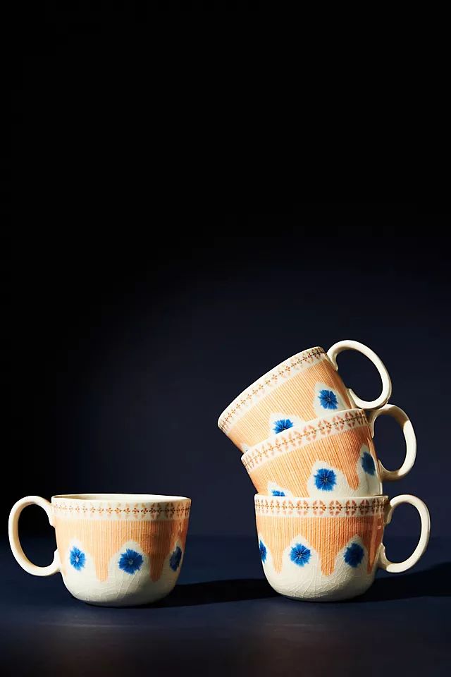 Renata Mugs, Set of 4 | Anthropologie (US)