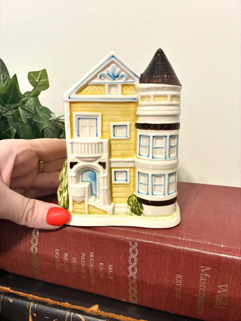 Vintage Otagiri House Planter | Ceramic Victorian House Cachepot, Cottage Style Planter, Mini Hou... | Etsy (Global)