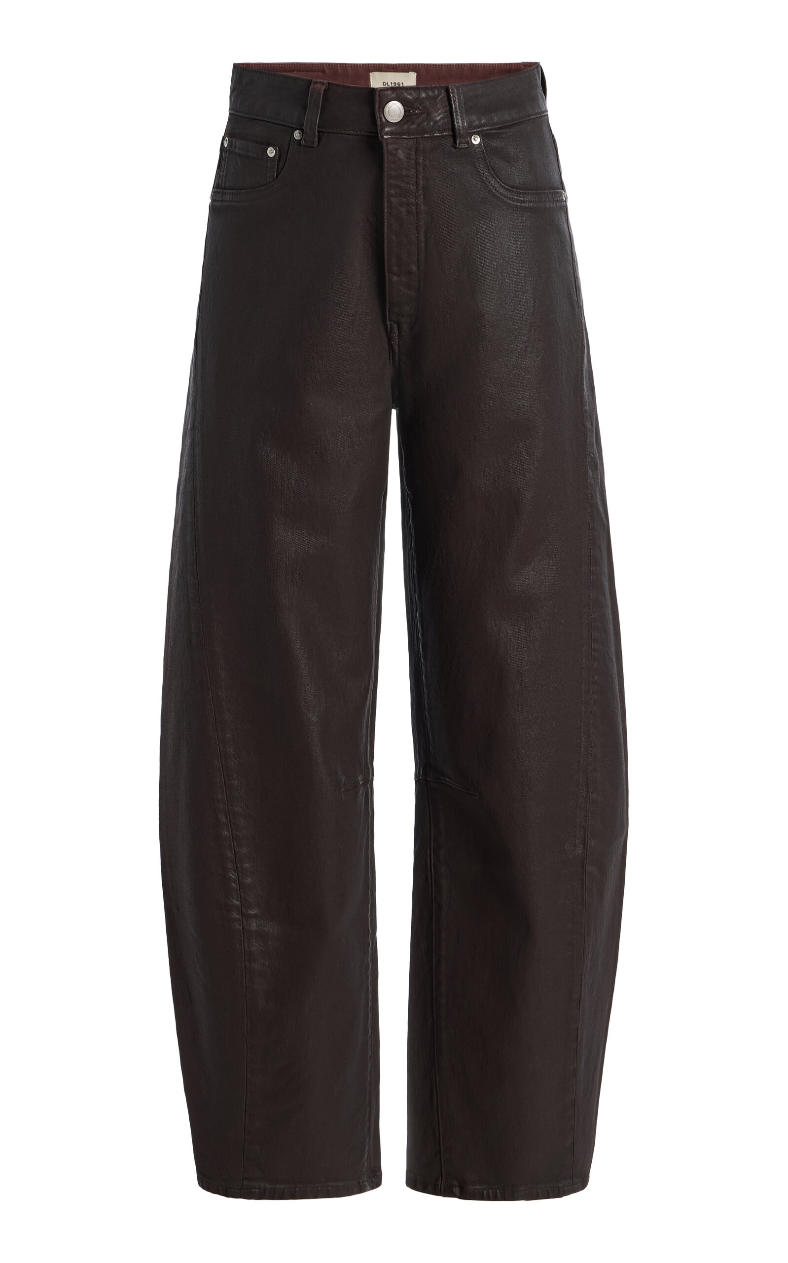 Miro Barrel High Rise Coated Jeans | Moda Operandi (Global)