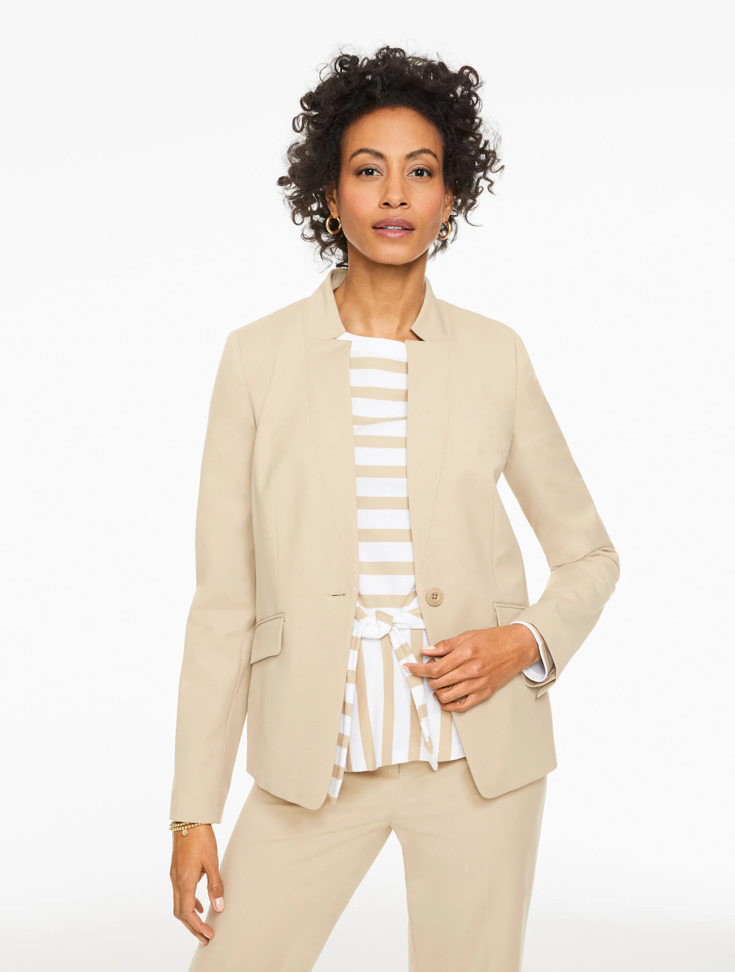 Rachel Cotton Blazer | Talbots