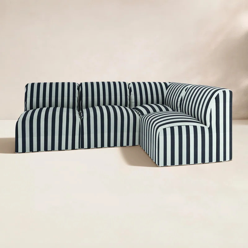 Praia 4 - Piece Sunbrella® Modular Outdoor Sectional | Wayfair North America