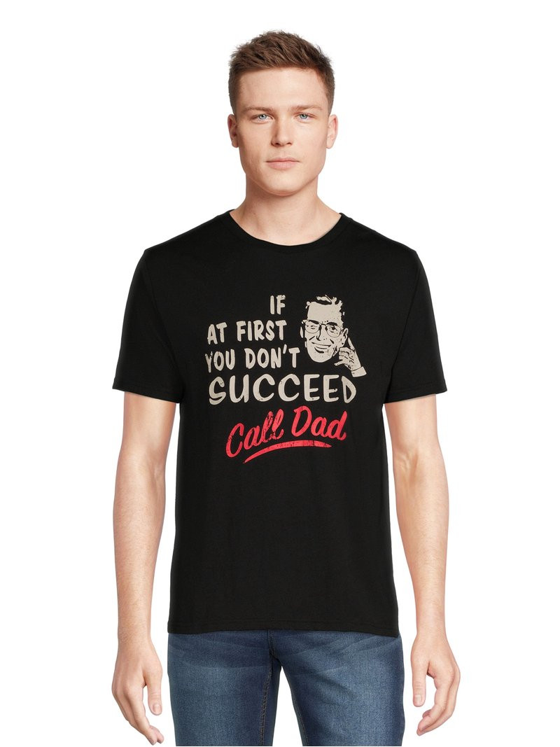 Father's Day Call Dad Men's & Big Men's Graphic Tee, Size S-3XL | Walmart (US)