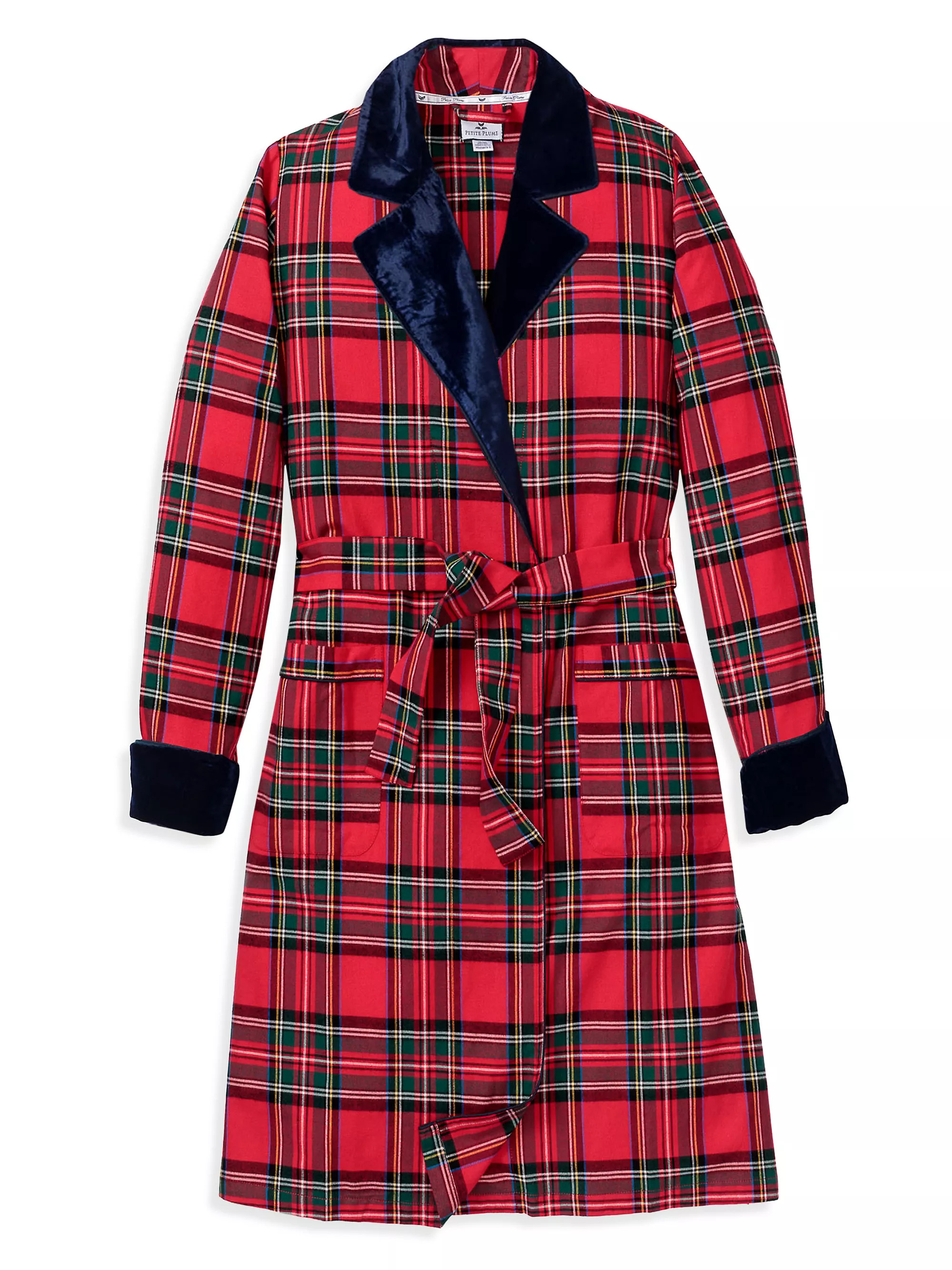 Imperial Tartan Velvet-Trim Robes | Saks Fifth Avenue