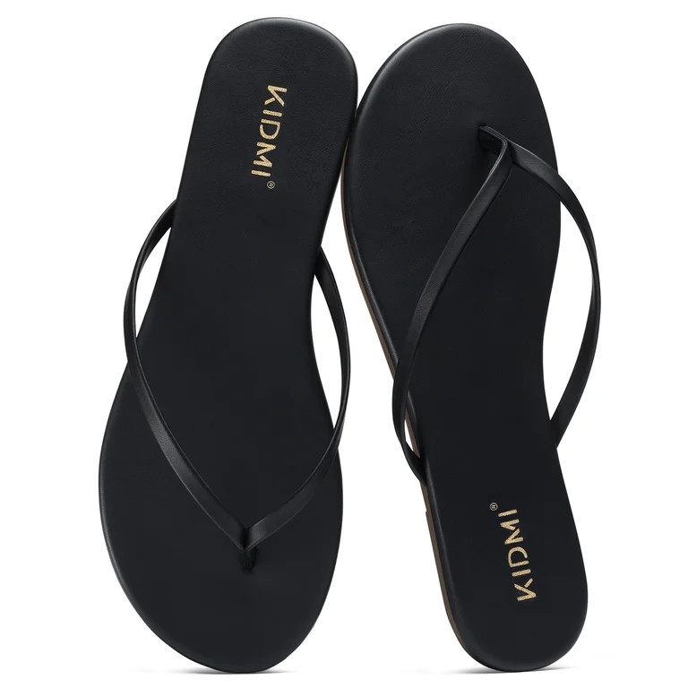 Comwarm Comfortable Summer Beach Women's Flip Flops, Lightweight Flats Women's Sandals Indoor Out... | Walmart (US)
